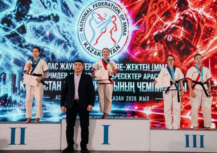 Спасатель из Павлодара стала чемпионкой Казахстана по АММА