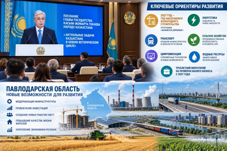 Послание Президента дало новые ориентиры для развития Павлодарской области